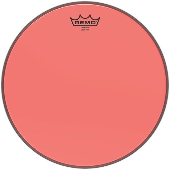 Remo Emperor Colortone Drumhead, Red, 16 inch, Action Position Back