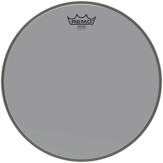 Remo Emperor Colortone Drumhead, Smoke, 8 inch, Action Position Back