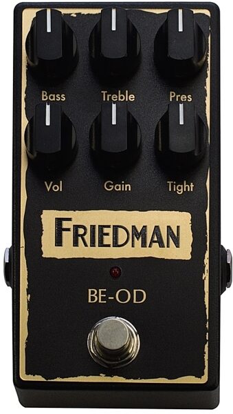Friedman BE-OD Overdrive Pedal, New, Main