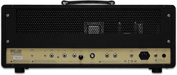 Friedman BE-50 Deluxe Guitar Amplifier Head (50 Watts), New, Detail Back