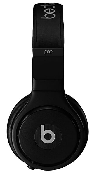 Beats Pro Infinite Black Over-Ear Headphones, Infinite Black - Side