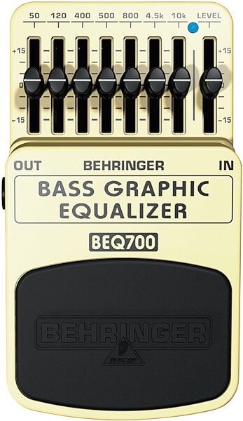 Behringer BEQ700 Bass Graphic Equalizer Pedal, Main