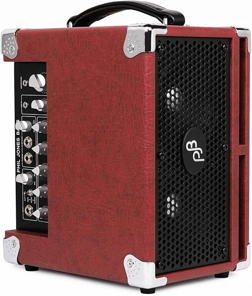 Phil Jones Bass BG-120 Bass Cub Pro Combo Amplifier (120 Watts, 2x5"), Red, Action Position Back
