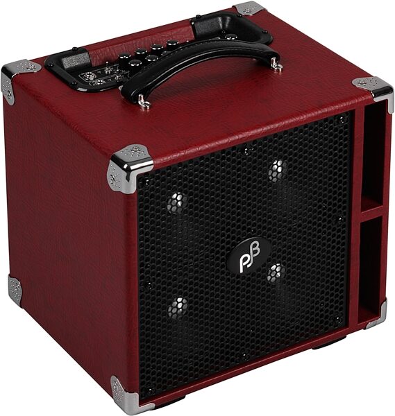 Phil Jones Bass BG400 Suitcase Bass Combo Amplifier (300 Watts, 4x5"), Red, Action Position Back
