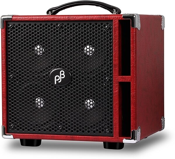 Phil Jones BG450 Bass Combo Amplifier (500 Watts, 4x5"), Red, Angled Front