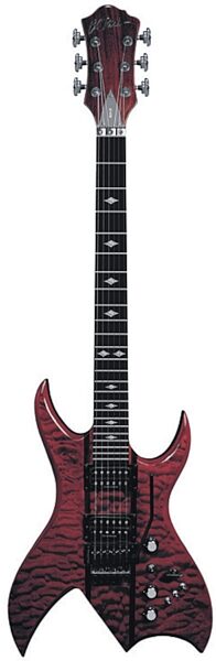 BC Rich Bich ST Electric Guitar, Transparent Red