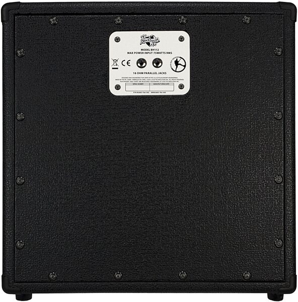 Blackheart BH112 Guitar Speaker Cabinet (75 Watts, 1x12"), Rear