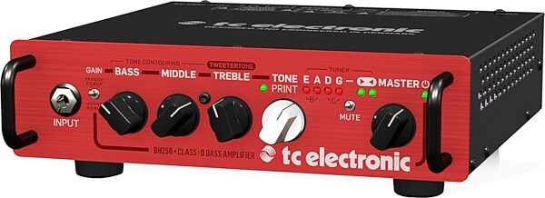 TC Electronic BH250 Micro Bass Amplifier Head, Action Position Back