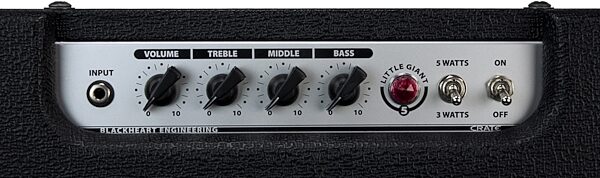 Blackheart Little Giant BH5-112 Guitar Combo Amplifier (5 Watts, 1x12"), Control Panel