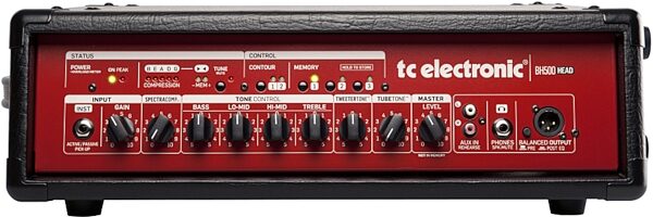 TC Electronic BH500 Bass Amplifier Head (500 Watts), Main
