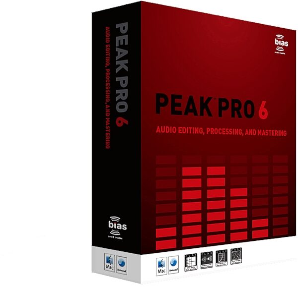 Bias Peak Pro Editing and Mastering Software (Macintosh), Main