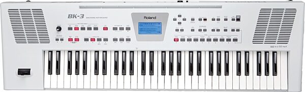 Roland BK-3 Backing Keyboard, 61-Key, White