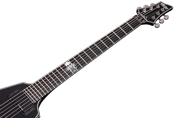Schecter BlackJack SLS V-1 FR Electric Guitar, Satin Black Neck