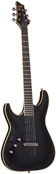 Schecter BlackJack ATX C-1 Electric Guitar, Left-Handed, Satin Black