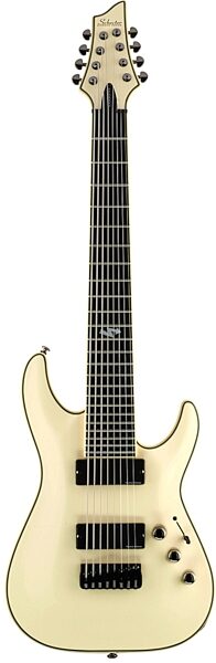 Schecter Blackjack ATX C8 8-String Electric Guitar, Aged White Satin