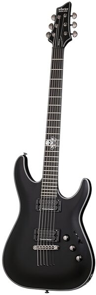 Schecter Blackjack SLS C-1 EX Passive Baritone Electric Guitar, Satin Black