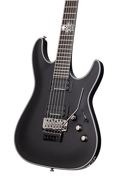 Schecter BlackJack SLS C-1 FR Passive Electric Guitar, Satin Black Body