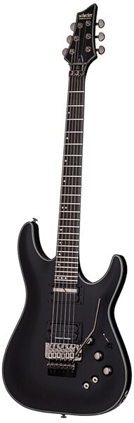 Schecter BlackJack SLS C-1 FR Sustainiac Electric Guitar, Satin Black