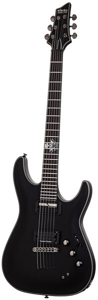 Schecter BlackJack SLS C-1 Sustainiac Electric Guitar, Satin Black