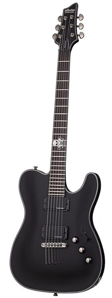 Schecter BlackJack SLS PT Active Electric Guitar, Satin Black
