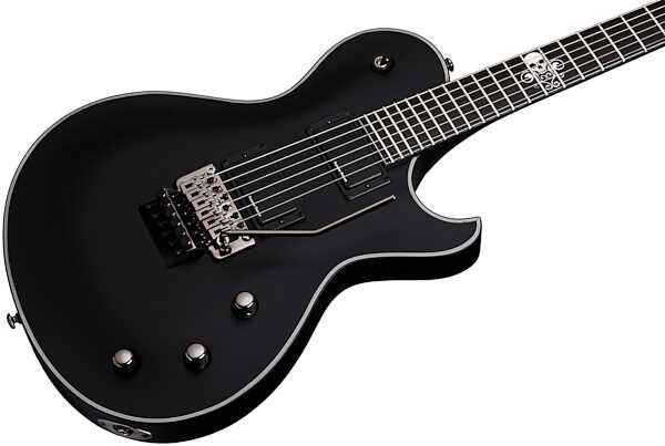 Schecter BlackJack SLS Solo-6 Active FR Electric Guitar, Satin Black Body
