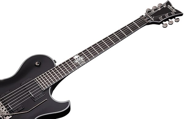 Schecter BlackJack SLS Solo-6 Active FR Electric Guitar, Satin Black Neck
