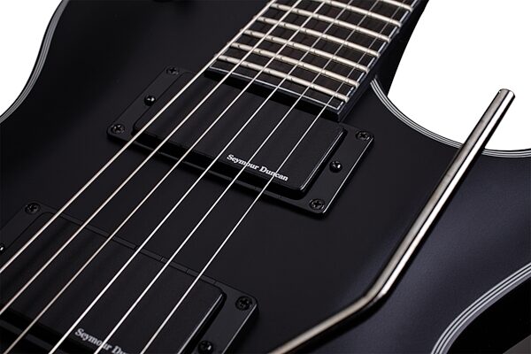Schecter BlackJack SLS Solo-6 Active FR Electric Guitar, Satin Black Pickup