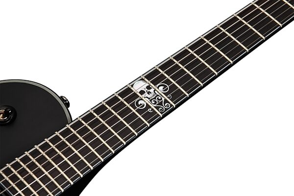 Schecter BlackJack SLS Solo-6 Passive Electric Guitar, Satin Black Inlay