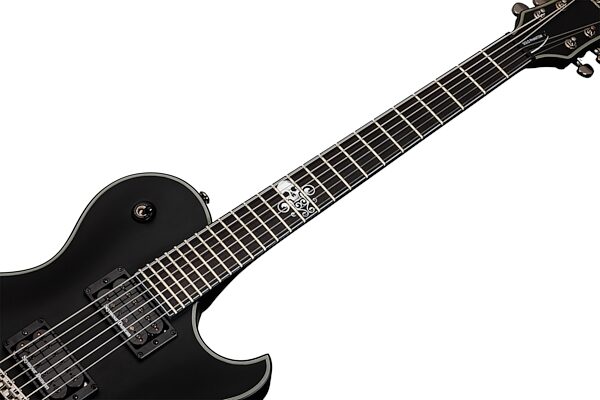 Schecter BlackJack SLS Solo-6 Passive Electric Guitar, Satin Black Neck