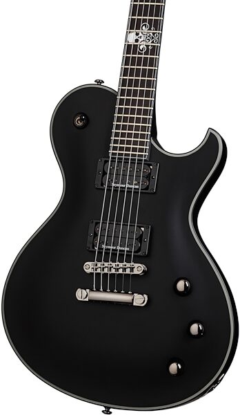 Schecter BlackJack SLS Solo-6 Passive Electric Guitar, Satin Black Body
