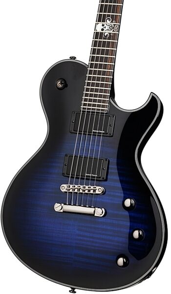 Schecter BlackJack SLS Solo-6 Electric Guitar, See Thru Blue Body