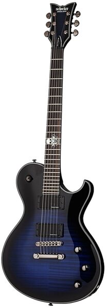 Schecter BlackJack SLS Solo-6 Electric Guitar, See Thru Blue