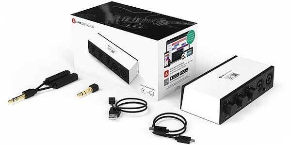 BandLab Link Digital Duo Recording USB-C Audio Interface, Action Position Back