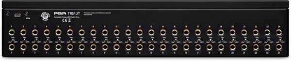 Black Lion Audio PBR TRS3-LIT 48-Point LED Patchbay, New, Action Position Back