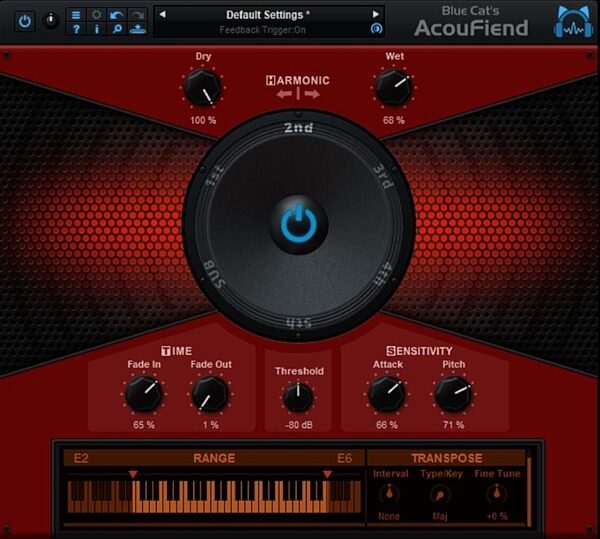 Blue Cat Audio AcouFiend Audio Plug-in, Digital Download, view
