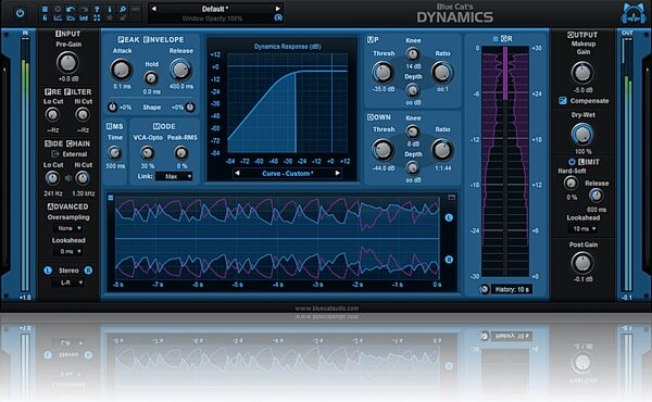 Blue Cat Audio Dynamics Audio Plug-in, Digital Download, Action Position Back