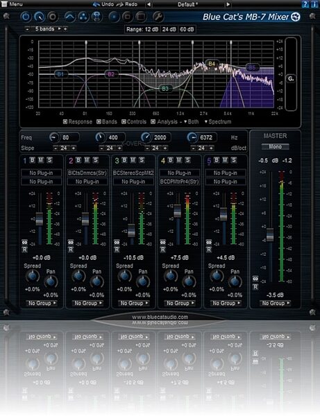 Blue Cat Audio MB7 Mixer Audio Plug-in, Digital Download, view