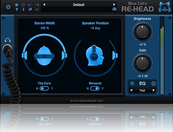 Blue Cat Audio Re-Head Plug-in Software, Digital Download, Action Position Back