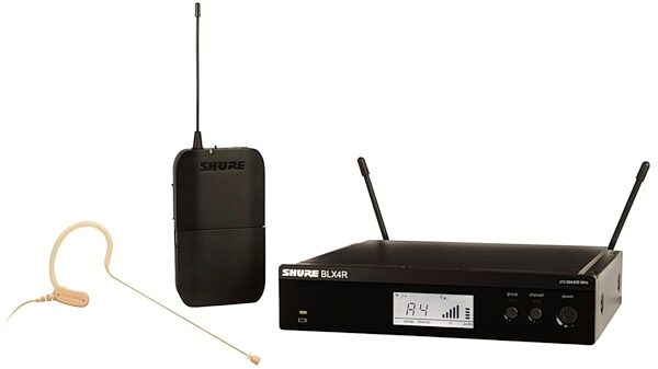 Shure BLX14R/MX53 Wireless Headset Microphone System, Band H9 (512-542 MHz), Main