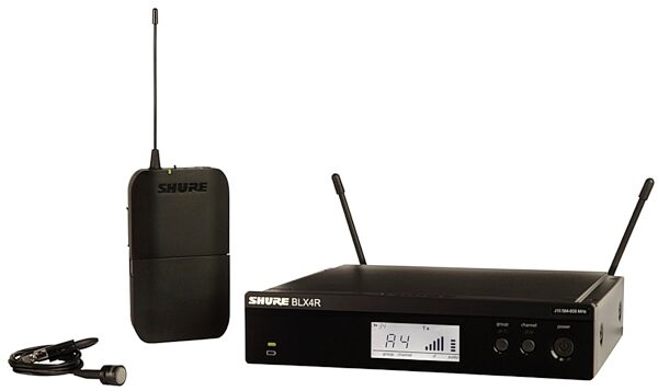 Shure BLX14R/W85 Wireless Lavalier Microphone System, Band H9 (512-542 MHz), Main