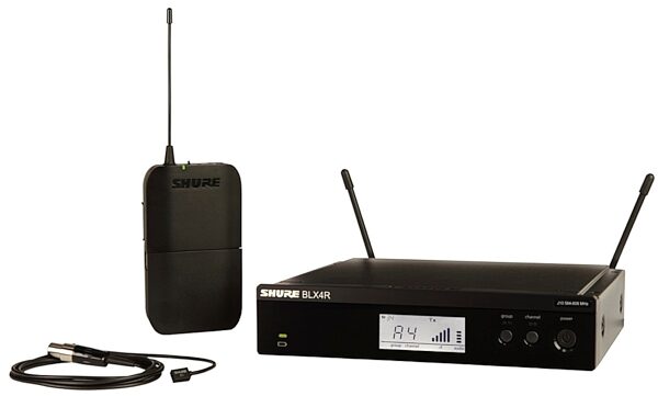 Shure BLX14R/W93 Wireless Lavalier Microphone System, Band H10 (542-572 MHz), Main