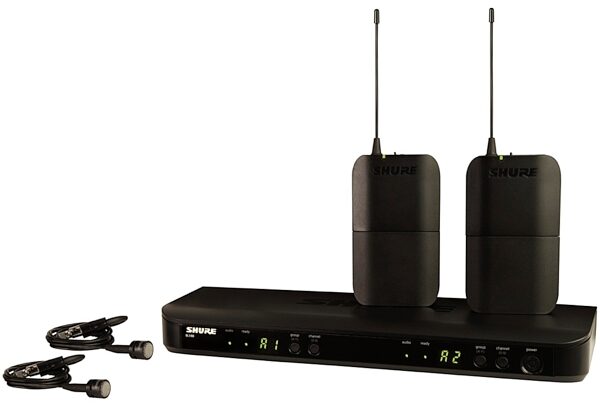 Shure BLX188/PG85 Dual PG185 Lavalier Wireless Microphone System, Main