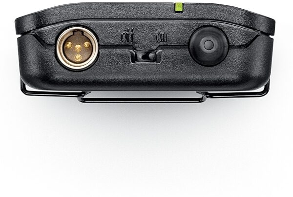 Shure BLX1288/W85 Dual-Channel Combo SM58 Handheld and WL185 Lavalier Wireless Microphone System, Detail Side