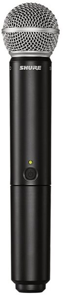Shure BLX2/PG58 Handheld Wireless PG58 Microphone Transmitter, Band J11 (596-616 MHz), Blemished, Main