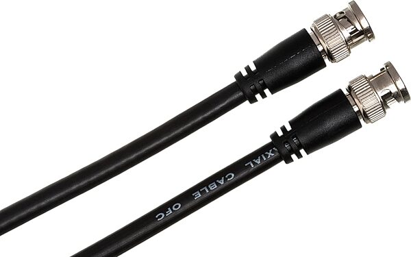 Hosa BNC-06-100 Pro 75-ohm Coax Cable, 3 foot, BNC-06-103, Action Position Back