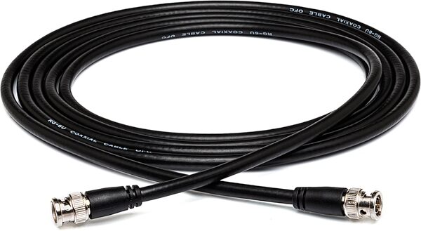Hosa BNC-06-100 Pro 75-ohm Coax Cable, 3 foot, BNC-06-103, Action Position Back