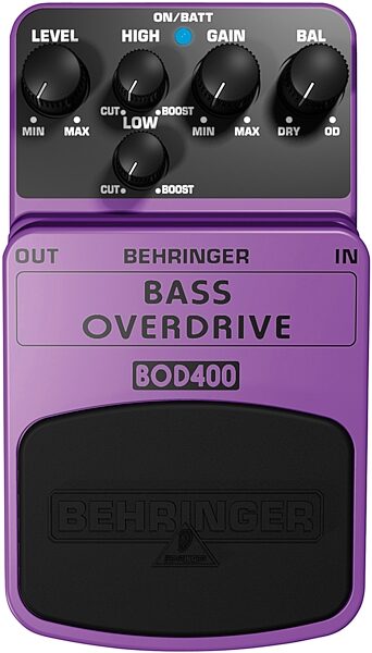 Behringer BOD400 Bass Overdrive Pedal, Main
