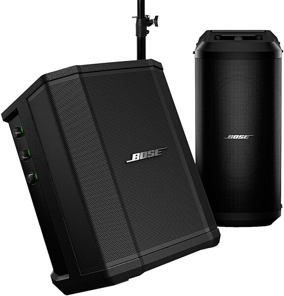 Bose S1 Pro + Sub1 Subwoofer PA System Bundle with Pole, pack