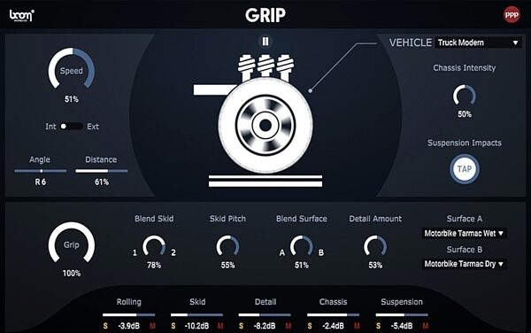 BOOM Library GRIP Audio Plug-in, Digital Download, Screenshot Front
