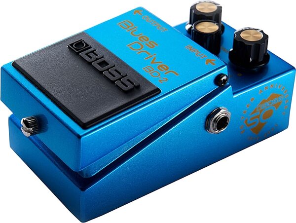 Boss Blues Driver BD-2 Overdrive Pedal - 50th Anniversary Edition, New, Action Position Back